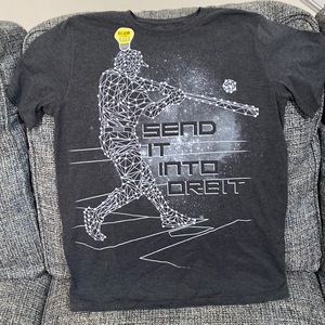 Glow in the Dark Kids Baseball T-shirt, Size 10/12